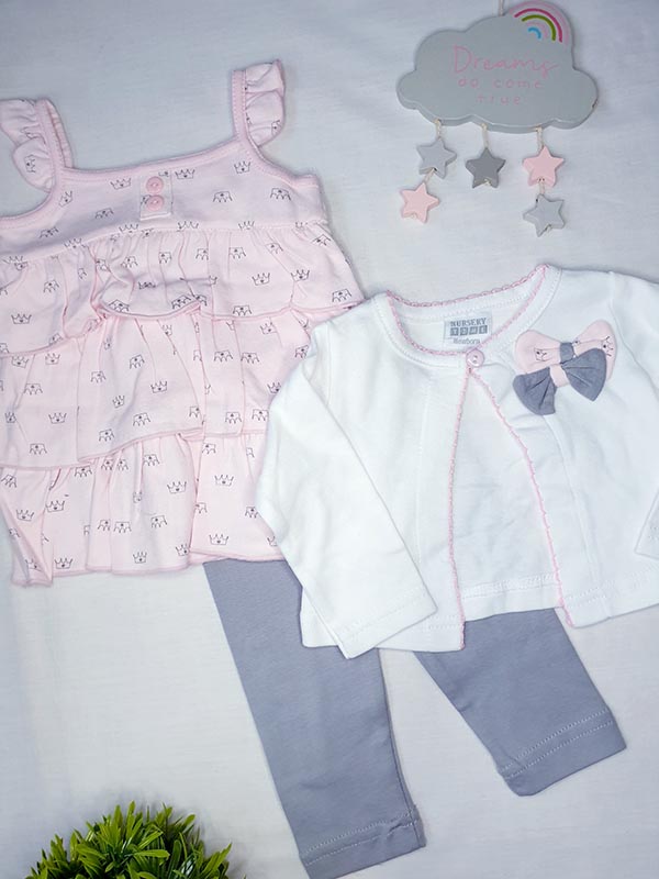 Nursery Time 3 piece outfit