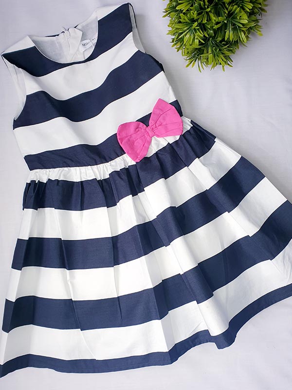 Minoti striped dress