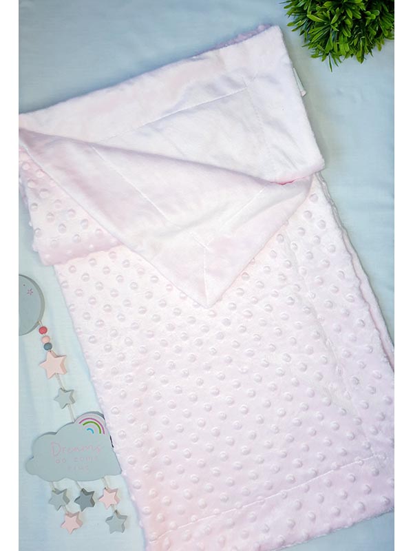 Pink bobble blanket